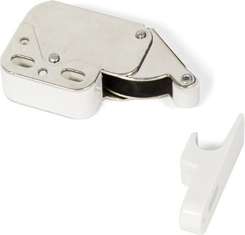 Push Latch Finetto Plastic Catch White 220-46509#bian