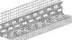 Baufox Γωνιόκρανο Pvc Διάτρητο 23χ23mm 3.0m/τεμάχιο