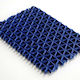 Plastic Floor Zig Zag Blue 8mm Width 122cm
