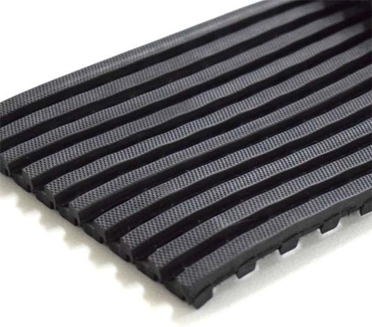 Πλαστικό Δάπεδο Crossmat Black Μέτρο Φάρδος 120cm