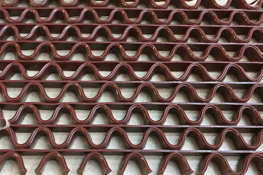 Διάδρομος Zig-zag 8mm Καφέ 1,2m 120 X
