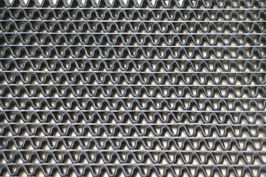 Zig-zag Plastikboden 5mm Schwarze 1,2m 120 X