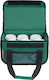 Insulated Coffee Delivery Bag Thermal Transport Up to 6 Coffees Or 15 Liters Green