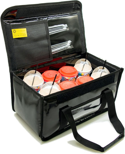 Waterproof Delivery Bag Cafe Eight-Seat No3 Rack 42x22x22 Lca018 Transport Bag Thermal Bag Coffee Beverages 8 Seats