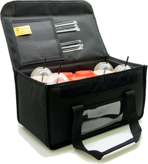 Delivery Bag Cafe Eight-Seat No3 Rack 42x22x22 LC018 Transport Bag Thermal Bag Brown Beverages 8 Seats