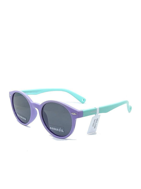 Marasil Παιδικά Γυαλιά Ηλίου με Polarized Φακό Μωβ