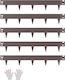 Vevor Metal Garden Border in Brown Color 39xcm