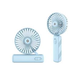 Telco Handheld Folding Fan Light Blue 180065 Telco Handheld Folding Fan Light Blue 180065