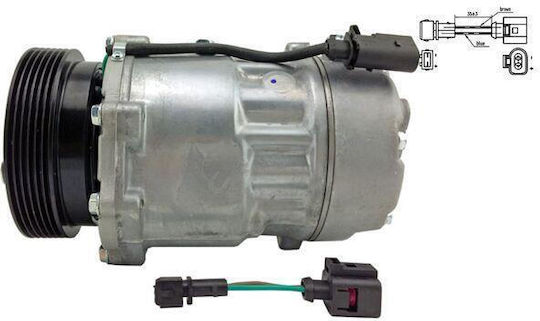 Air Conditioning Compressor Golf IV A3 1J0-820-803-F-Mahle