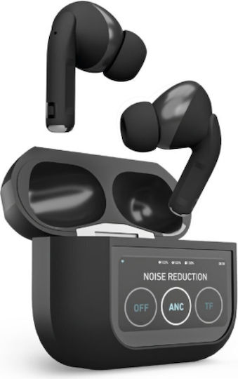 SBS Mood In-ear Bluetooth Handsfree Căști cu Carcasă de Încărcare Negru