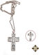 Double-Sided Pendant Cross Necklace Chain