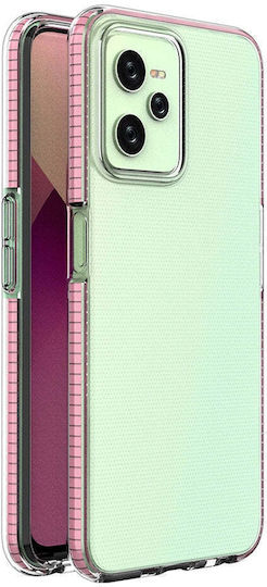 HQWear Umschlag Rückseite Silikon 1mm Rosa (Realme C35)