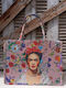 Boho Tote Bag Frida 2 Ροζ