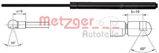 Amortizor Spate Capota Q7 06 4l0-827-552-f-metzg