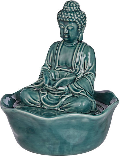 Balance Συντριβάνι Επιτραπέζιο Buddha Πράσινο Πράσινο Διάμετρος 21cm X Ύψος 24cm