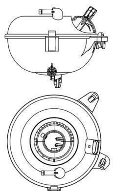 Δοχειο Νερου Octavia 7 5q0-121-407-t-behr