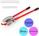 Pipe Bender Tool Heavy-duty Metal Design Suitable 15 Mm 22 Mm Pipes User-friendly Construction