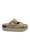 Anatomic Women's Fabric Ankle Strap Platforms White