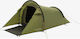 Easy Camp Summer Camping Tunnel Tent Khaki with Double Cloth for 2 People 310x140x110cm
