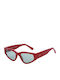 JohNocera Women's Sunglasses with Red Plastic Frame ESCO/259-C6-5520
