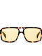 Komono Unisex Sunglasses with Brown Tartaruga Frame and Brown Lens KOM-S11301