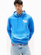 Sweatshirt with Hood Blue