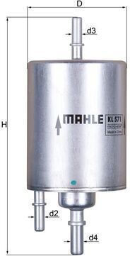 Gasoline Filter A6 05 6bar 4f0-201-511-e-kne