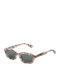 JohNocera Women's Sunglasses with Brown Tartaruga Plastic Frame LUNA/236-C3-5223