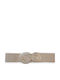 Elastic Women's Belt Beige