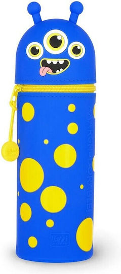 Legami Milano Pencil Case Silicone Barrel Blue