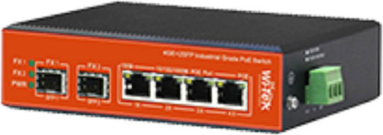 Wi-Tek WI-PS206-IWI-PS206-I Managed L2 PoE Switch με 4 Θύρες Gigabit (1Gbps) Ethernet και 2 SFP Θύρες