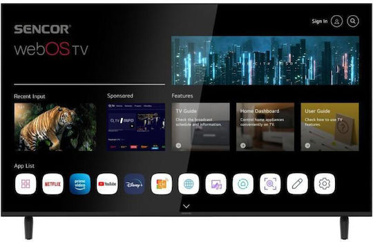 Sencor Smart Television 50" 4K UHD LED SLE 50US803B HDR (2025)
