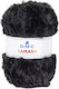 Fir de Tricotat Samara 401 Negru 100gr 66 Metri...