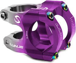 Lunje Handlebar Stem A-head 31.8 Gray-Purple
