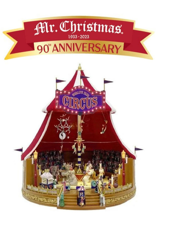 Mr.Christmas World Fair Circus Χριστουγεννιάτικη Φωτιζόμενη Διακοσμητική Παράσταση με Μουσική και Κίνηση