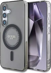 Guess Rhinestones Printed Classic Logo MagSafe Blace (Galaxy S25) Guess Rhinestones Printed Classic Logo MagSafe Blace (Galaxy S25)