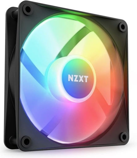 NZXT F120 Core Вентилатор за Кутия с RGB Осветление и Свързване 4-изводна ШИМ