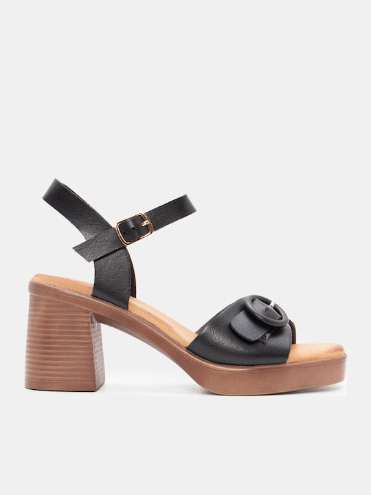 Luigi Sandals Black