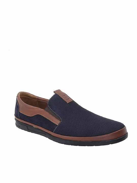 Men's Anatomic Leather Casual Shoes Blue
