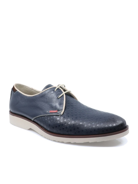 Men's Anatomic Leather Casual Shoes Blue