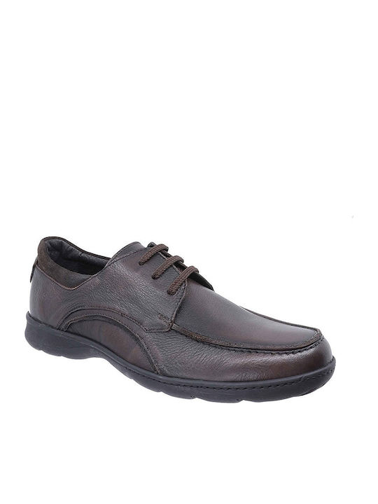Leder Herren Freizeitschuhe Anatomisch Braun