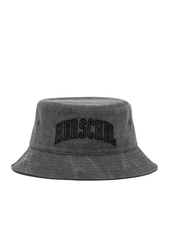 Herschel Norman Faculty Υφασμάτινo Καπέλο Bucket Μαύρο