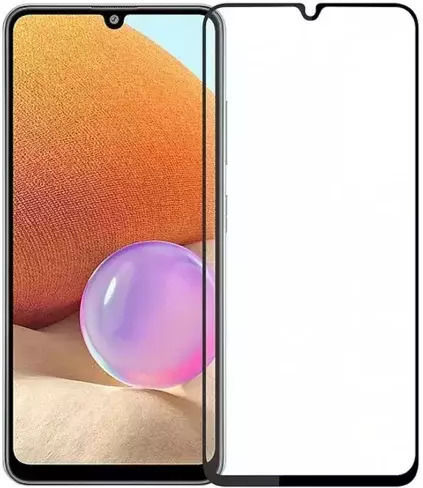 0.3mm Vollflächig gehärtetes Glas Schwarz (Galaxie A15)