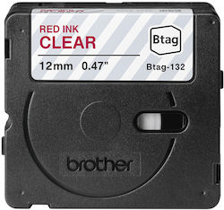 Brother Етикетен Филм 4м x 12мм В Червен Цвят Brother Етикетен Филм 4м x 12мм В Червен Цвят