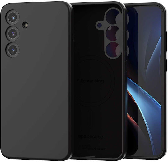 Spacecase Silicone Back Cover Σιλικόνης Μαύρο (Galaxy S25+)