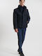 Lake & Hill Herren Winter Jacke Blau