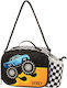 Polo School Insulated Shoulder Lunch Bag 5.5lt Black 13 x 7 x 26cm