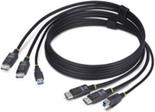 Cable Adapter Startech Ddu1226-kvm-cable Black 1,8 M