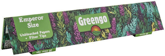 GreenGo Size Cigarette Rolling Papers 20 sheets 1pcs