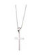 Oxzen Men's Cross from Silver with Chain